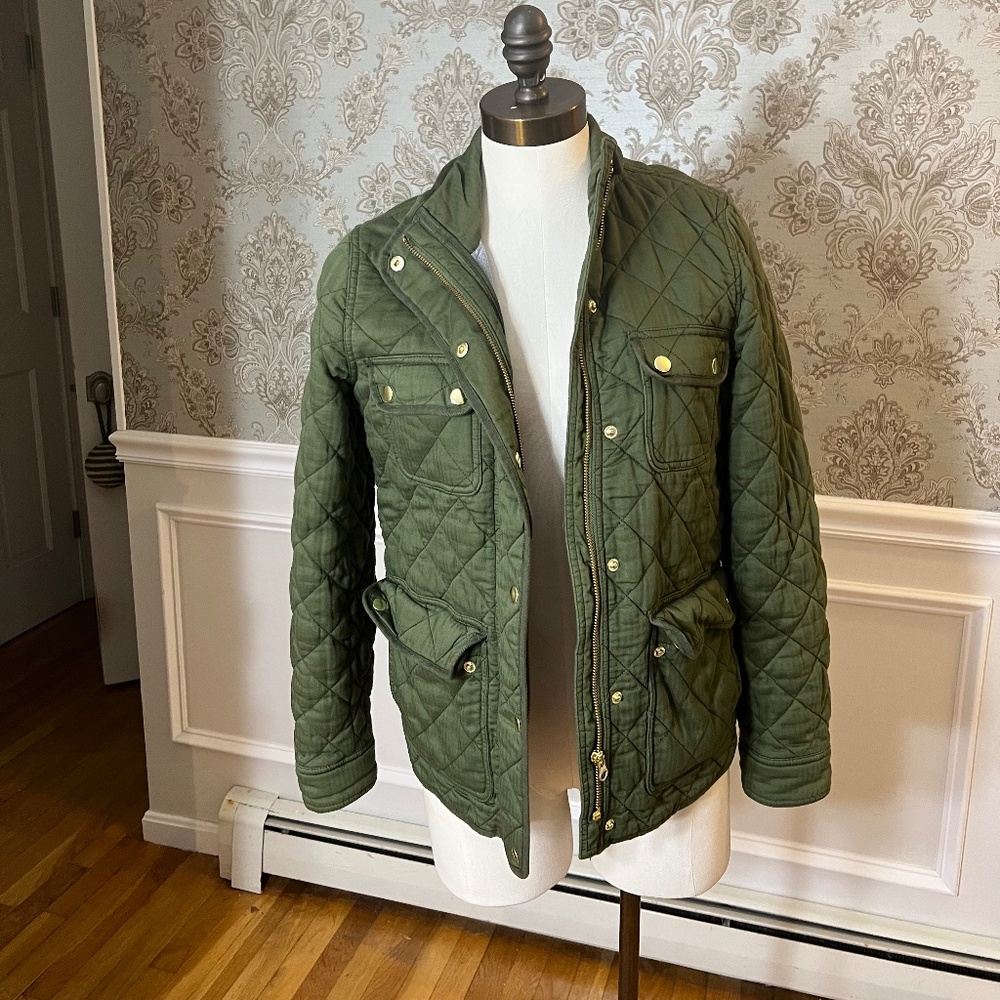 J.Crew Quilted Coat